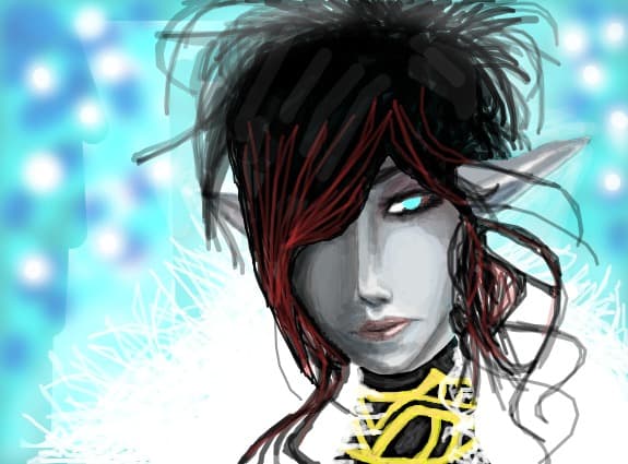 Elf Angel in Heaven