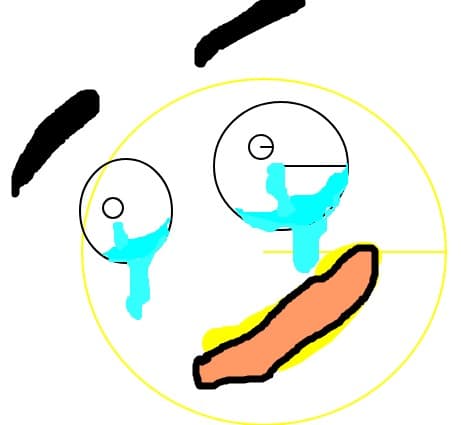 plansul stica ochii