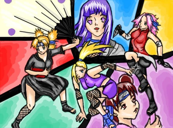 Girls from Naruto