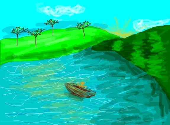 un lac