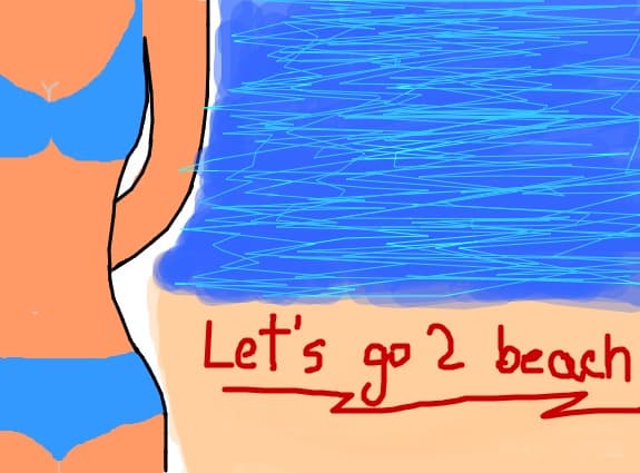 let\'s go 2 beach!