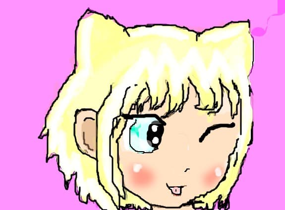 Anime kitty-girl