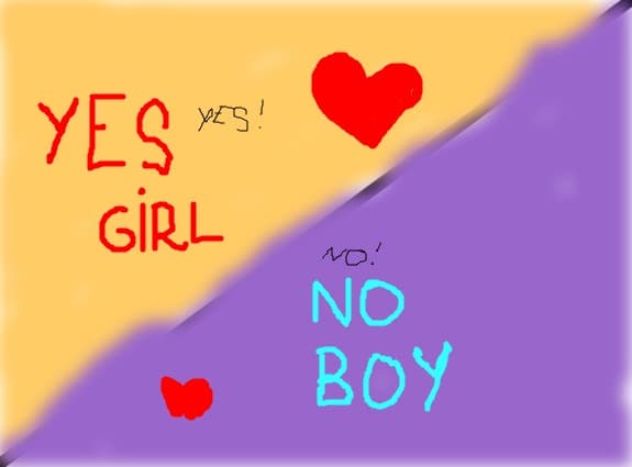 yes girl,no boy