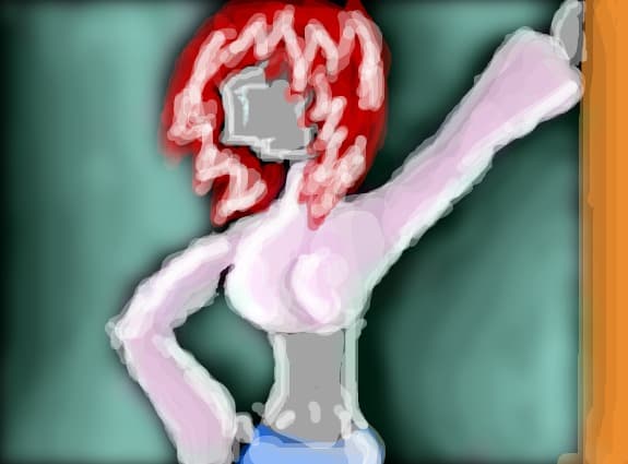 sad anime girl...