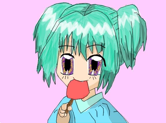 little anime girl