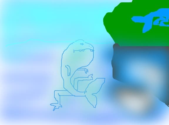pui de dinozaur subacvatic