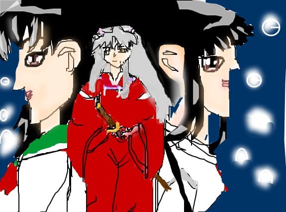 inuyasha kagome si kikio
