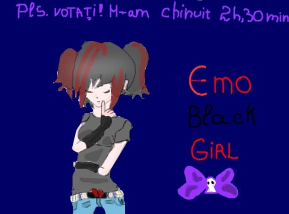 emo black girl