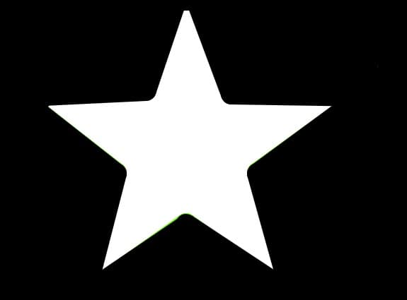 o stea colorata