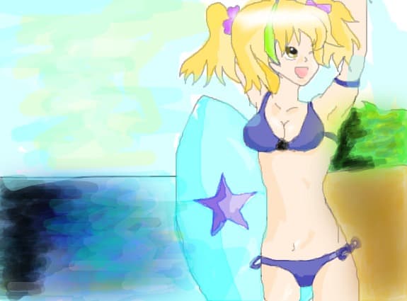 anime summer girl