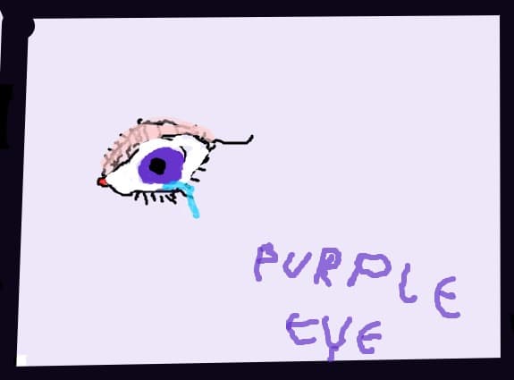 Purple eye