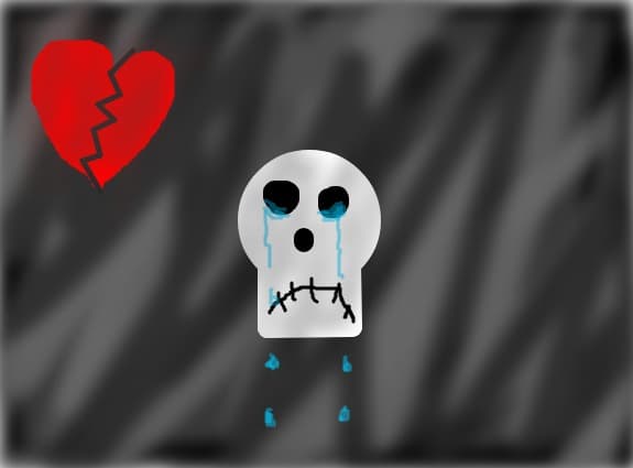 emo skull