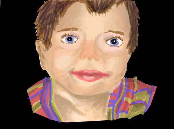 incercare de portret de copil