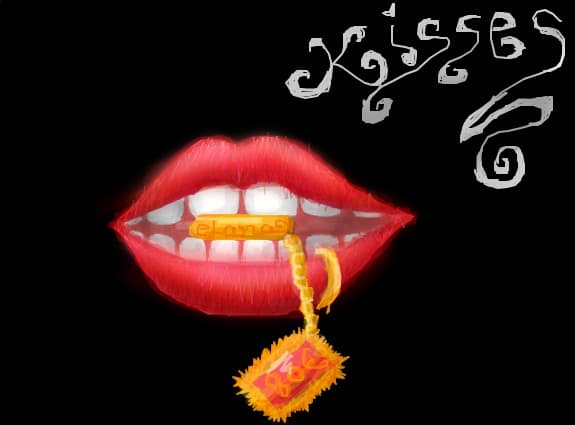 **Kisses** , me