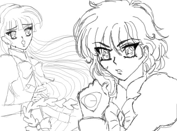 Hikaru &amp;amp; Umi din MagicKnight Rayearth