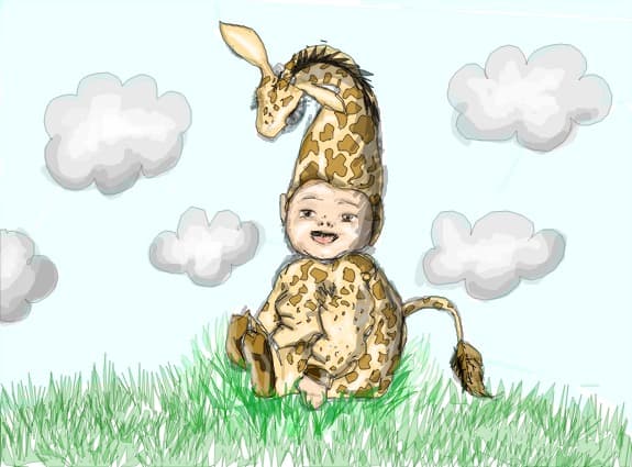 Desen 36862 modificat:girafa