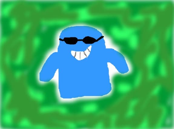 blue