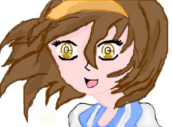 anime school girl