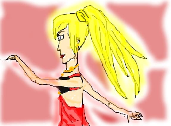 layla hamilton as Salome in Vegas