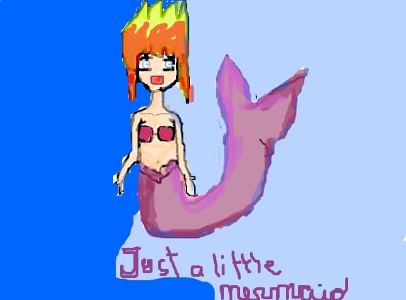 just a little mermaid
