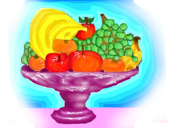 platou cu fructe