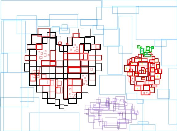 c3va modern > heart, green lips, strawberry