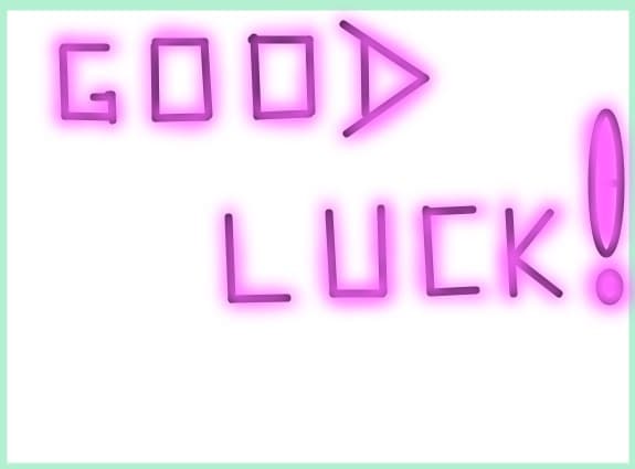 Good luck!