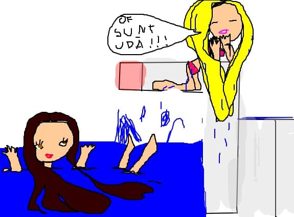la piscina