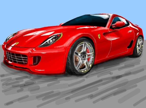 red car