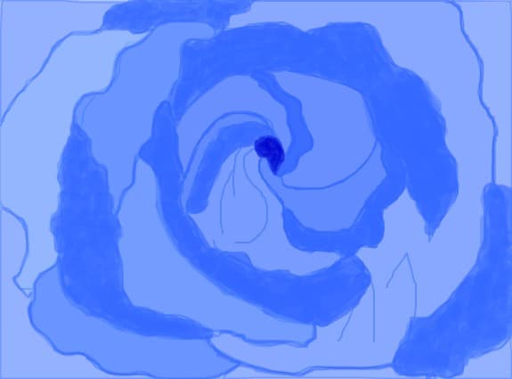 ...blue rose...