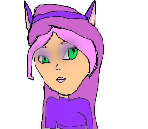 Heidi anime costumata in pisica