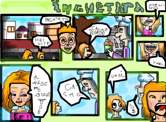 Desen 20747 modificat:benzi desenate