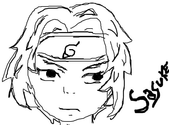 sasuke portret