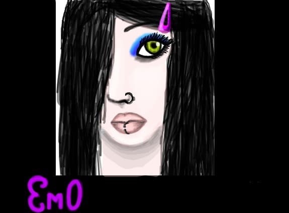 emo girl (///.^)