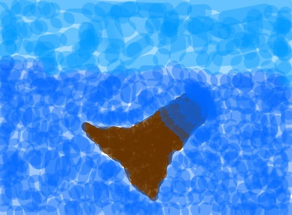 Coada uneia dintre cele 4 sirene, crek alu riki