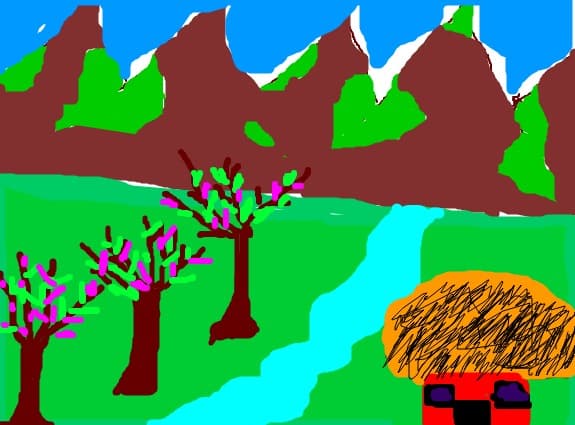 In the mountains!!!!!