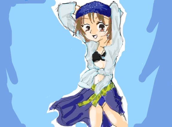 Anime Girl(Este gata!Sper sa va placa ^_^ Dar dati de la apropriere,se vede mai bine)