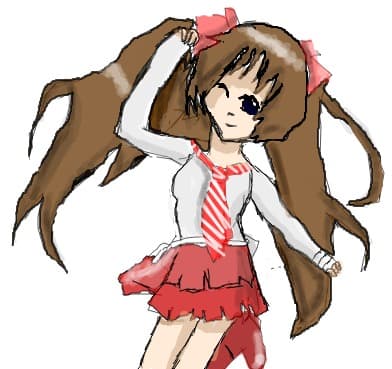 anime girl school