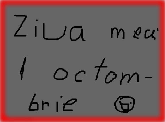 Ziua mea:1 octombrie