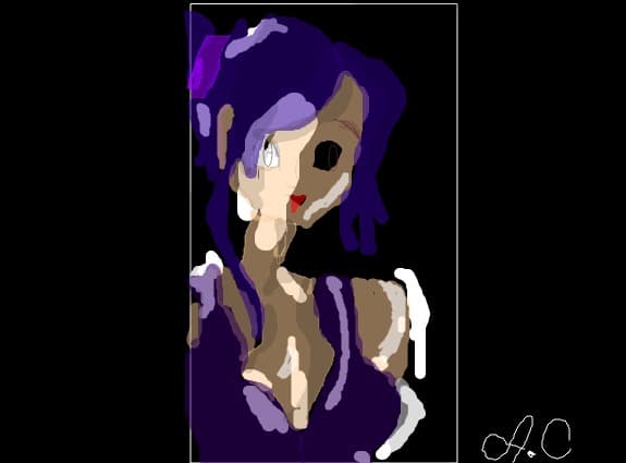 primul meu desen anime violet
