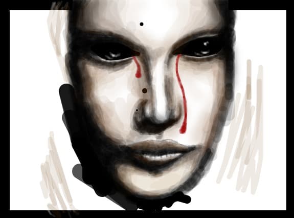 Rusty Eyes.....blood for angels.....red tears ........