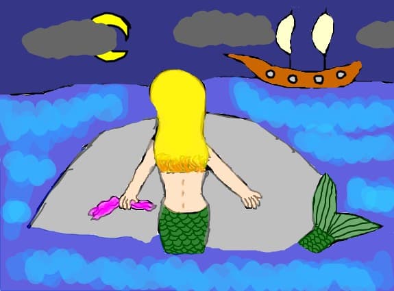 a mermaid