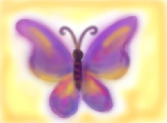 purple butterfly