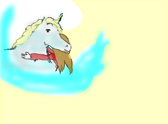fetita si unicornul
