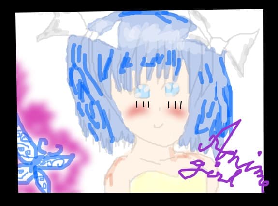 young anime girl