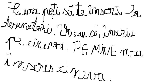 puneti 10 pe scris