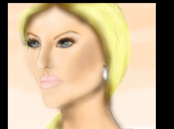 O blonda...