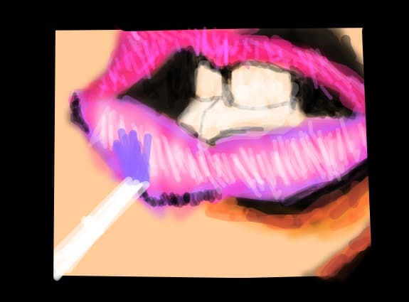sweety pink lip gloss