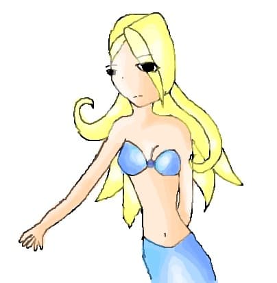 blue mermaid