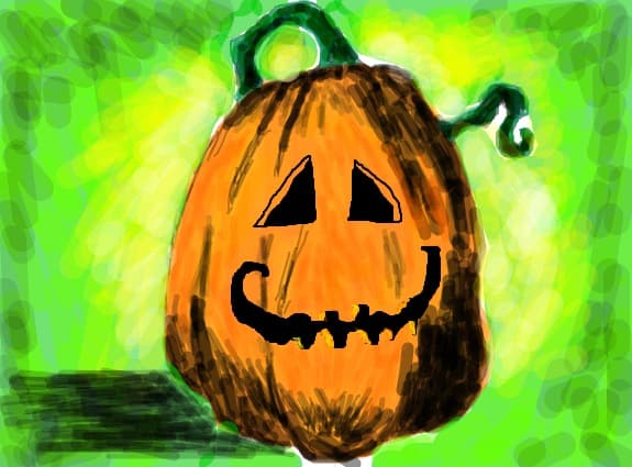 an pumkin for halloween
